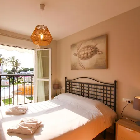 شقة Aquamarina Apartmento 6 Pax By Costablancarent